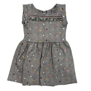 Pastourelle by Pippa and Julie Polka Dot Plaid Girl’s Dress